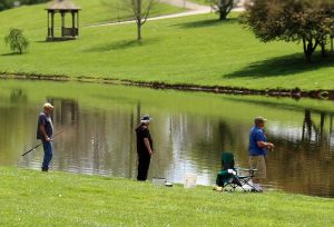 Fishing At Brooking Park